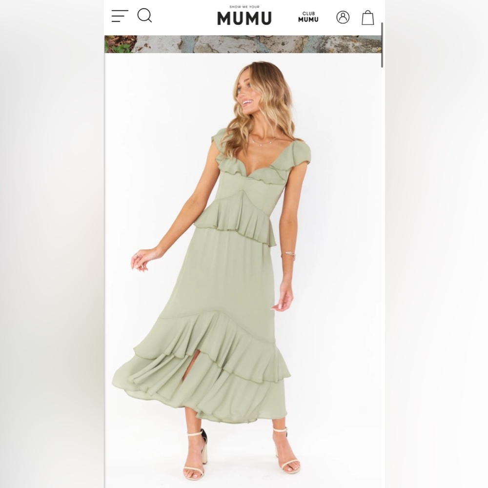 Show Me Your Mumu Reece Ruffle Dress